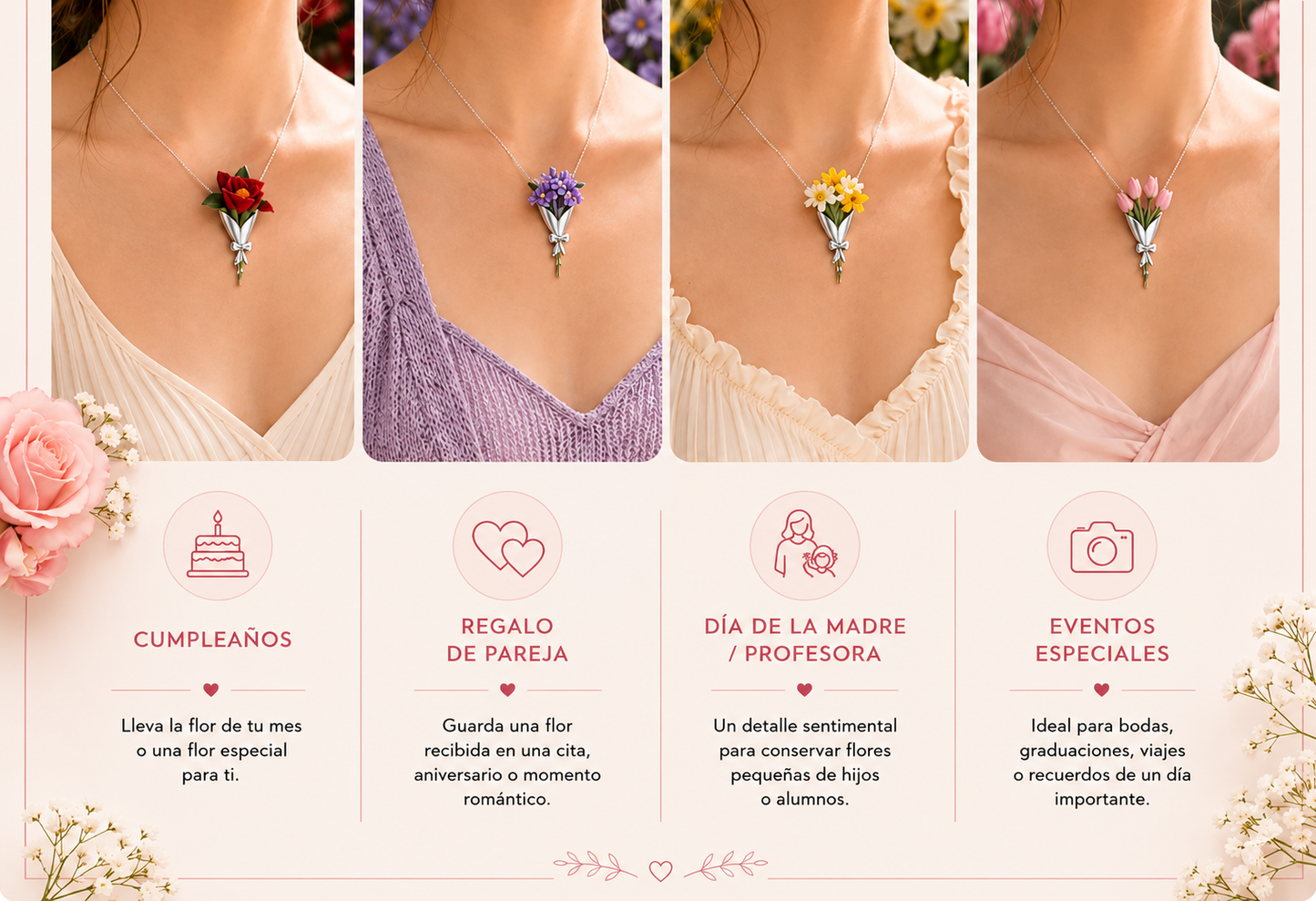 Collar De Bouquet Floral