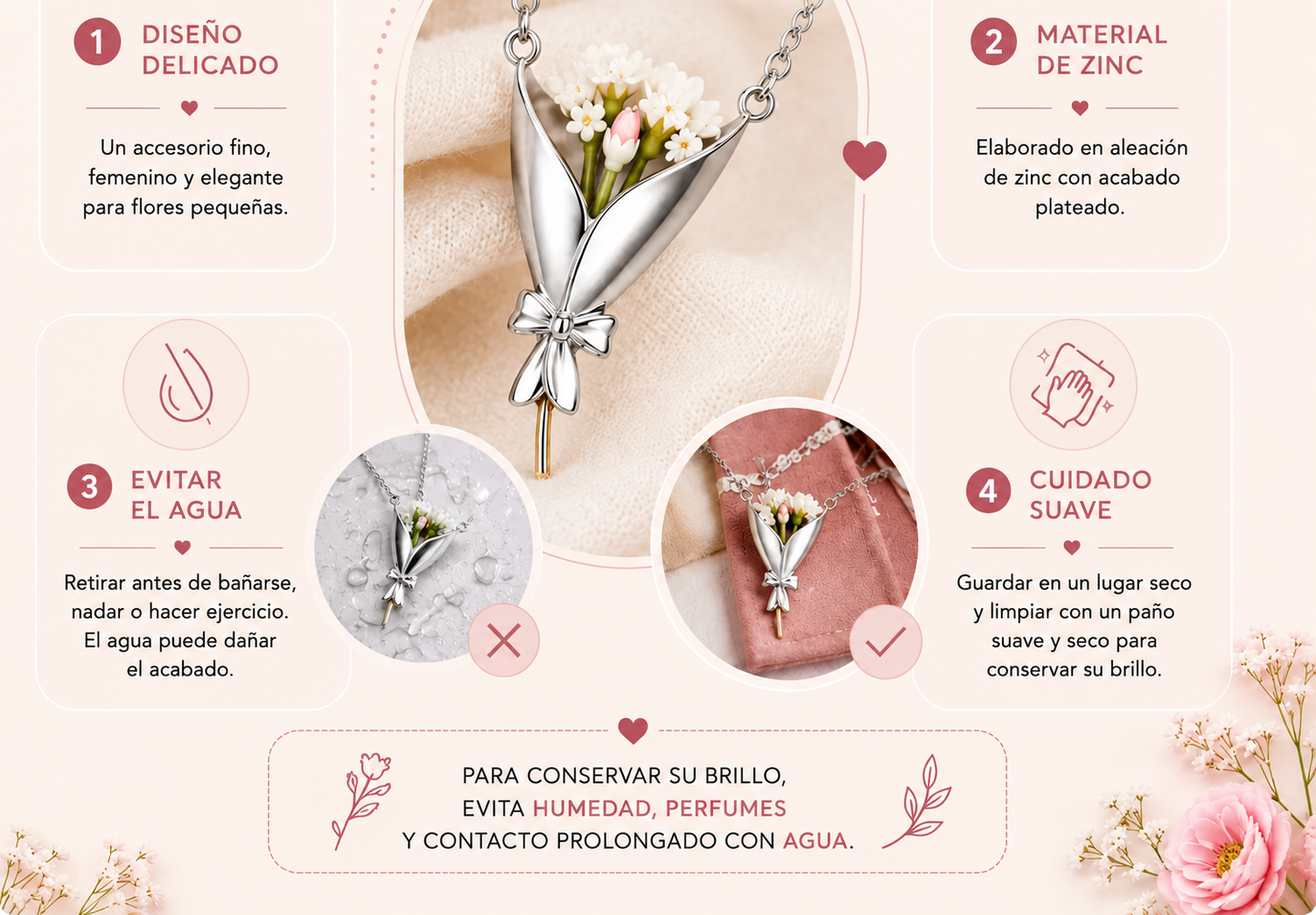 Collar De Bouquet Floral
